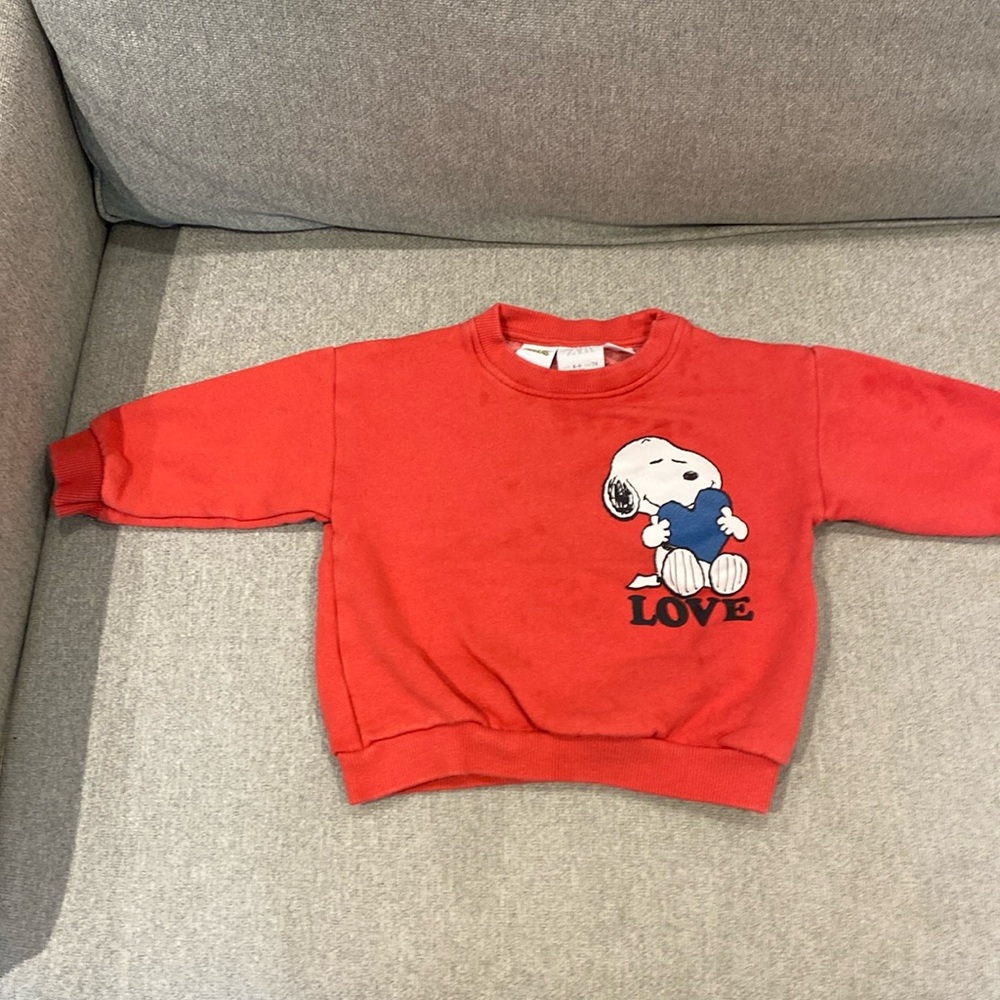 Peanuts Zara valentines sweater